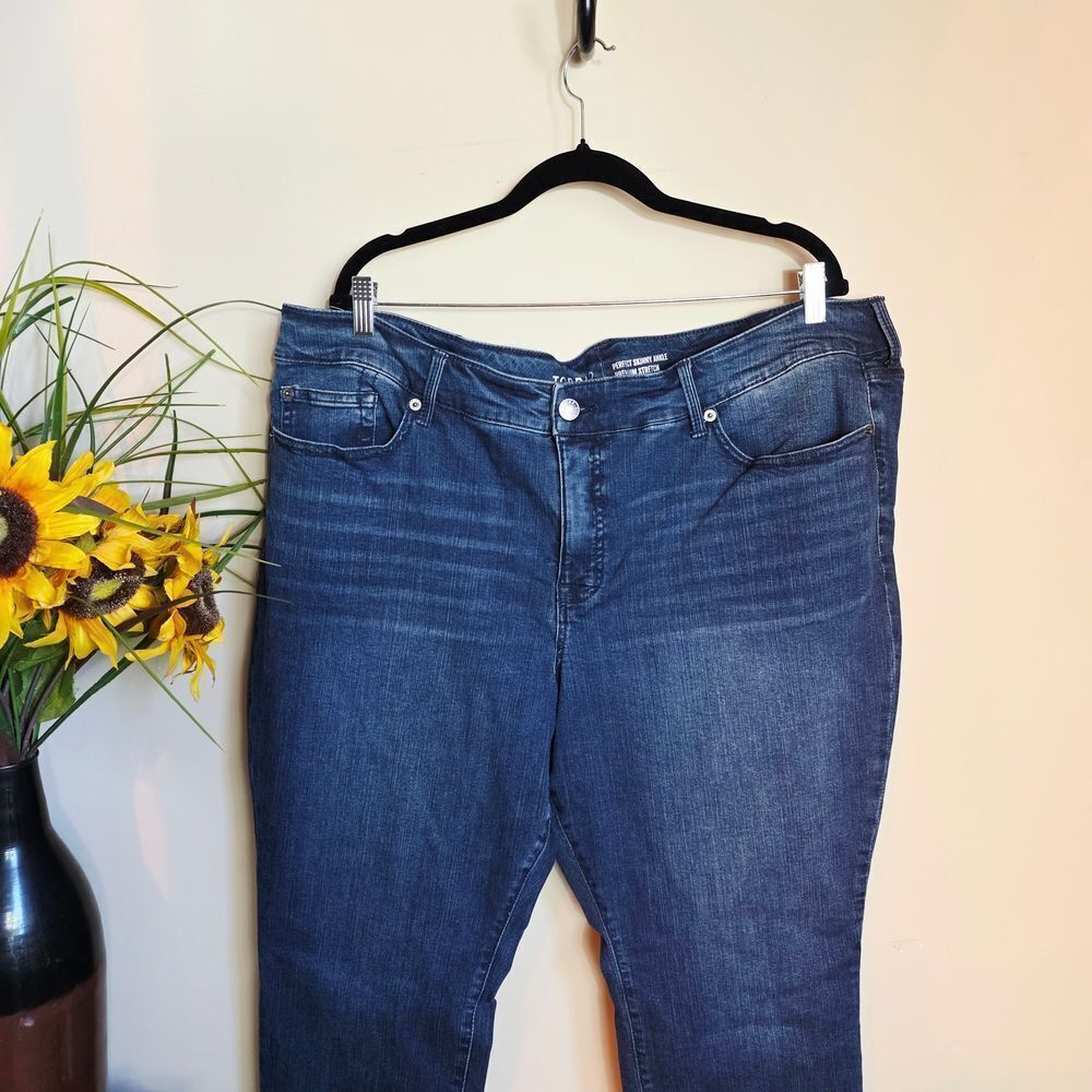 Torrid Blue Ankle Jeans - Picture 3 of 5